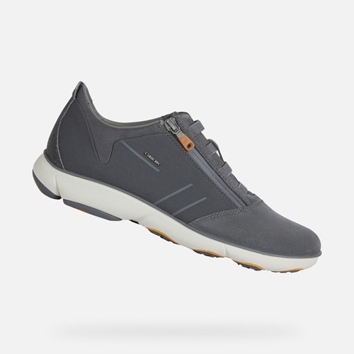 Geox Nebula Slip On Férfi Anthracite | DNJL-06873