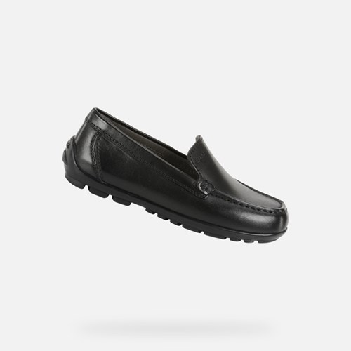 Geox New Fast Loafer Cipő Fiú Fekete | WMKY-13480