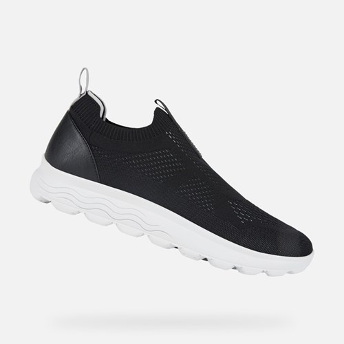 Geox Spherica Slip On Férfi Fekete | UGIX-18325