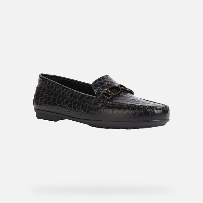 Geox Elidia Loafer Cipő Női Fekete | QWHU-05689