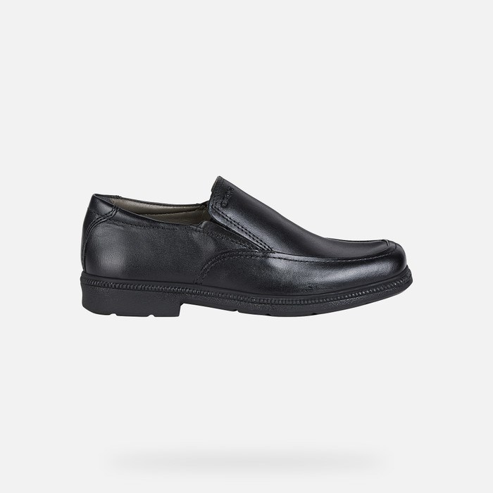 Geox Federico Loafer Cipő Fiú Fekete | PLFX-92873