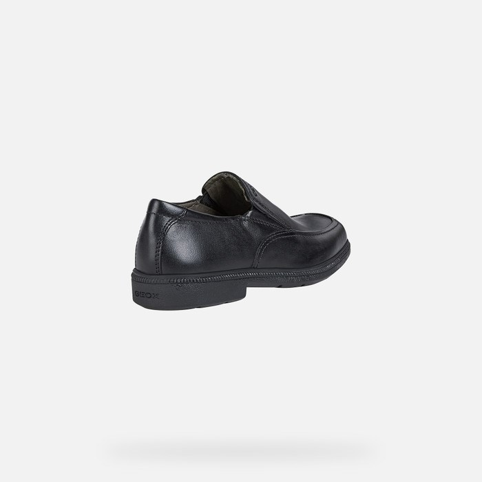 Geox Federico Loafer Cipő Fiú Fekete | PLFX-92873