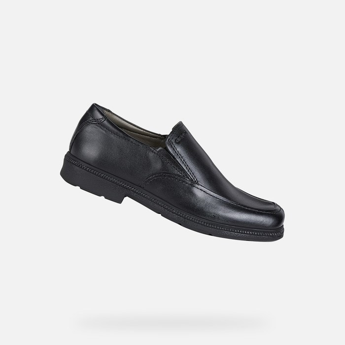 Geox Federico Loafer Cipő Fiú Fekete | PLFX-92873