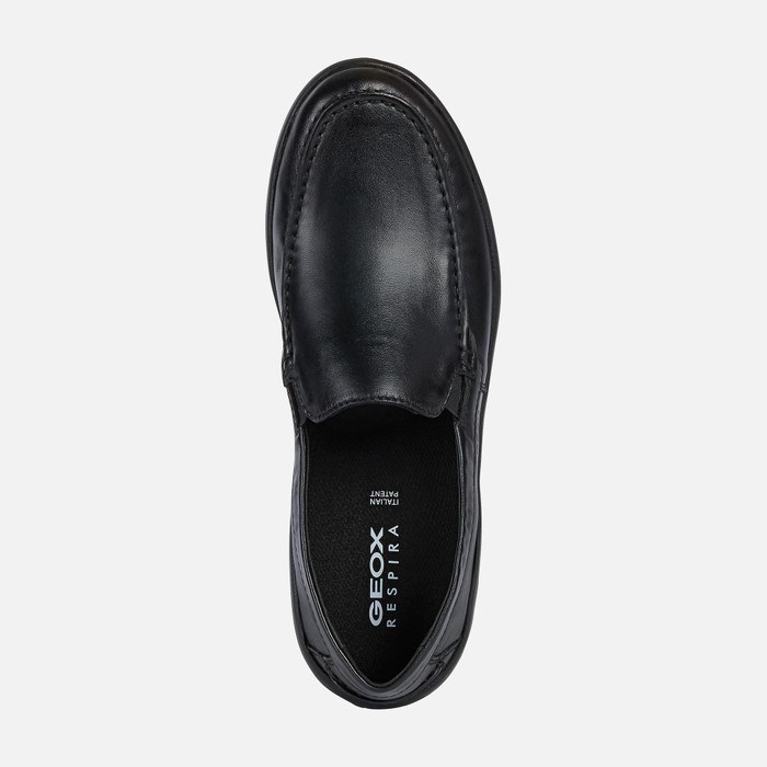 Geox Leitan Loafer Cipő Férfi Fekete | SLBA-96714