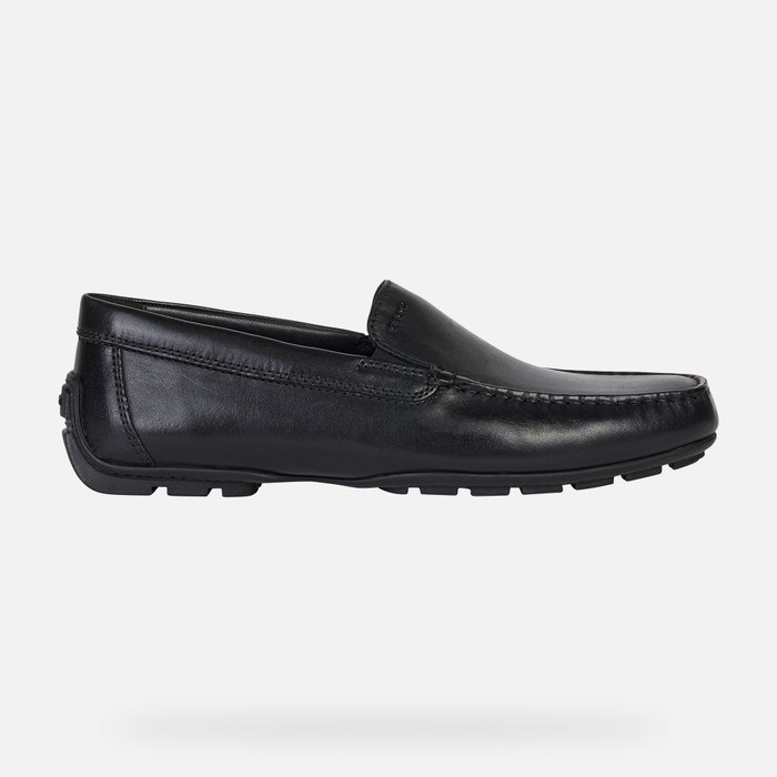 Geox Moner 2fit Loafer Cipő Férfi Fekete | CKFN-73082