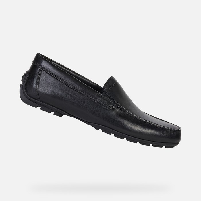 Geox Moner 2fit Loafer Cipő Férfi Fekete | CKFN-73082