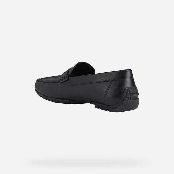 Geox Moner 2fit Loafer Cipő Férfi Fekete | WIJY-61827