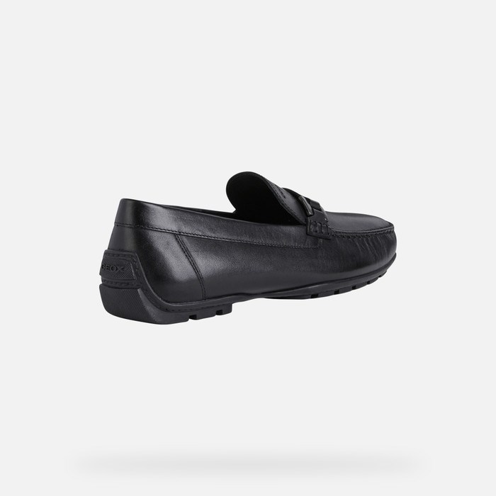 Geox Moner 2fit Loafer Cipő Férfi Fekete | WIJY-61827