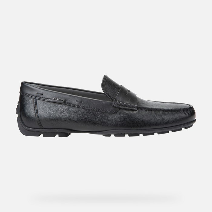 Geox Moner 2fit Loafer Cipő Férfi Fekete | ZXUO-70925