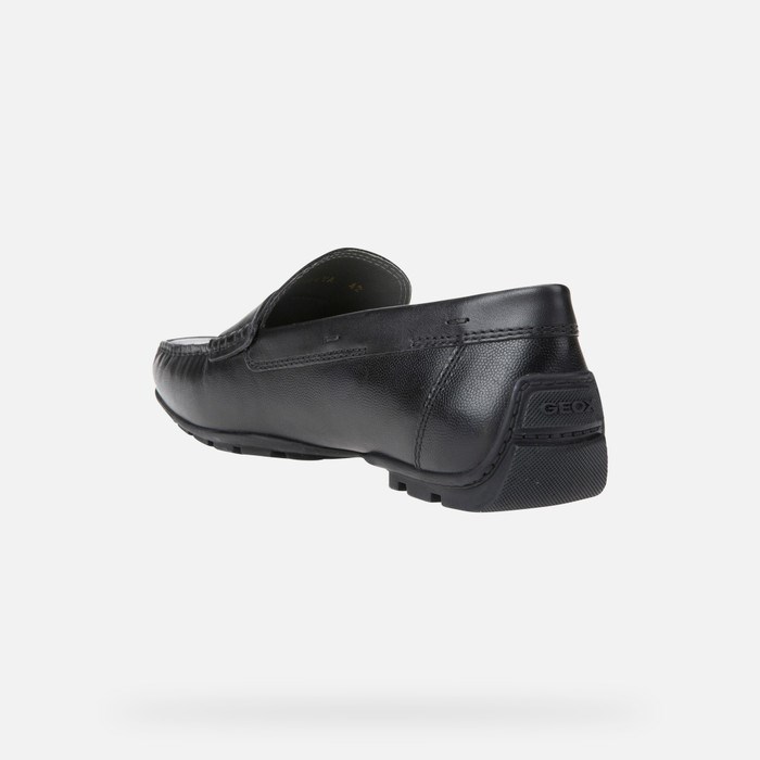 Geox Moner 2fit Loafer Cipő Férfi Fekete | ZXUO-70925