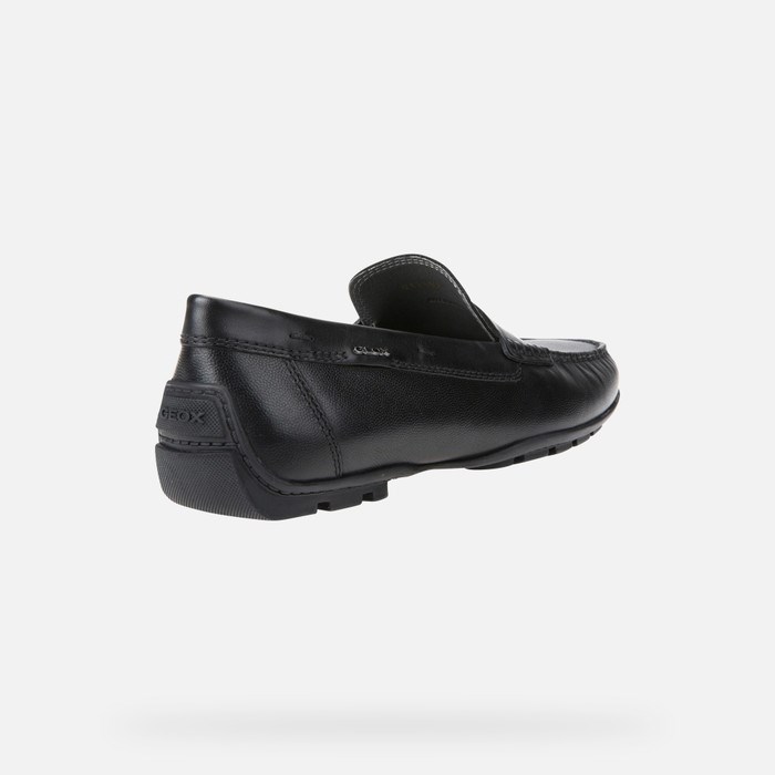 Geox Moner 2fit Loafer Cipő Férfi Fekete | ZXUO-70925