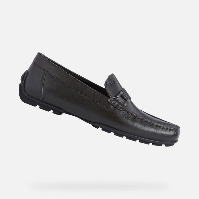 Geox Moner 2fit Loafer Cipő Férfi Kávé | SQZC-27891