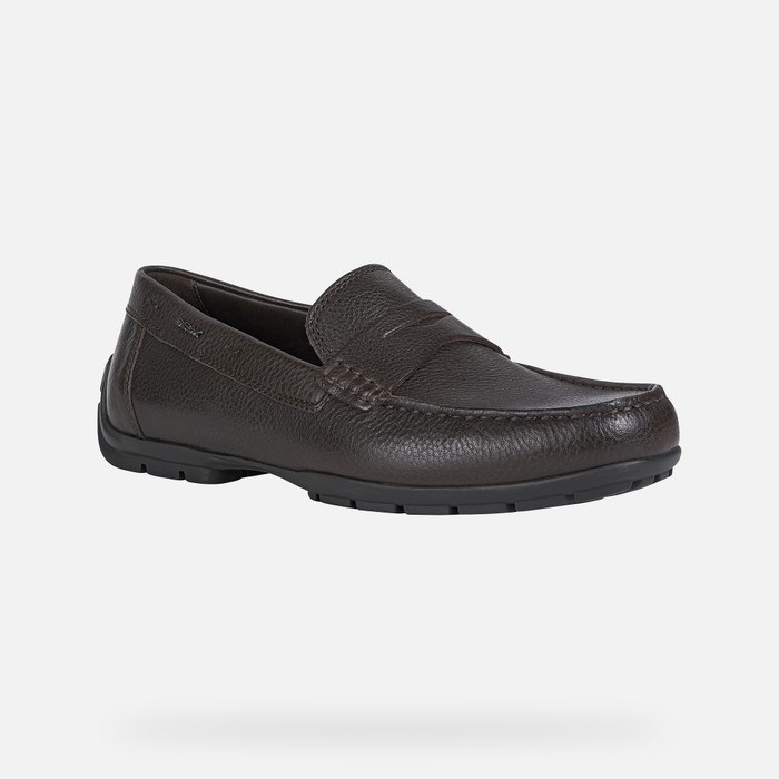 Geox Moner W 2fit Loafer Cipő Férfi Kávé | VPJE-48506