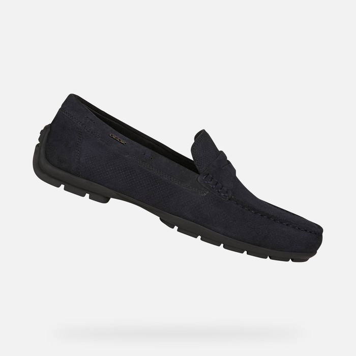 Geox Moner W 2fit Loafer Cipő Férfi Sötétkék | LQUV-05812