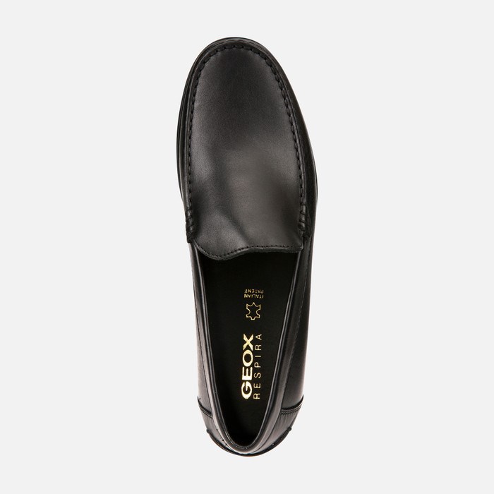 Geox New Damon Loafer Cipő Férfi Fekete | TONG-29860