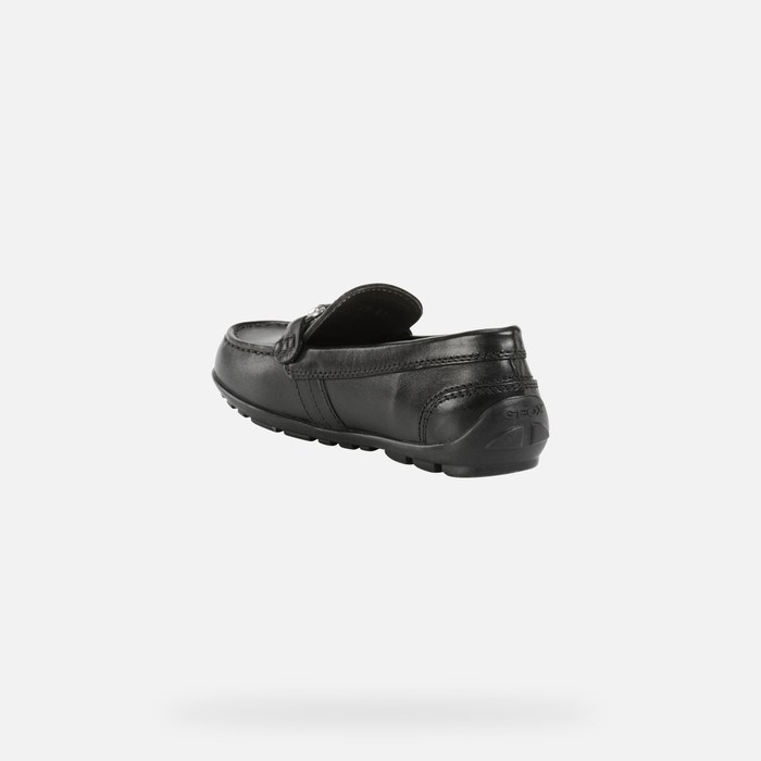 Geox New Fast Loafer Cipő Fiú Fekete | IQCH-15236