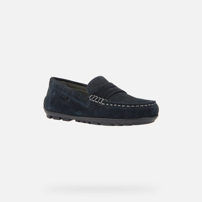 Geox New Fast Slip On Fiú Sötétkék | YUKF-67403