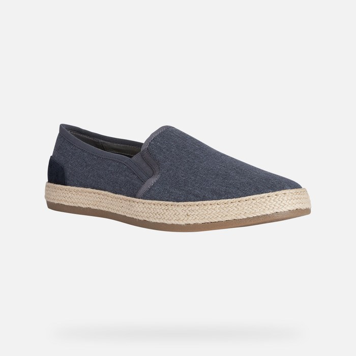 Geox Pantelleria Slip On Férfi Sötétkék | LVGX-26401