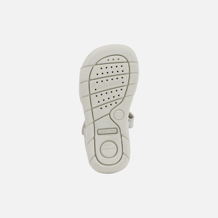 Geox Sandal Alul Szandál Baba Fehér Titán | GFLY-38697