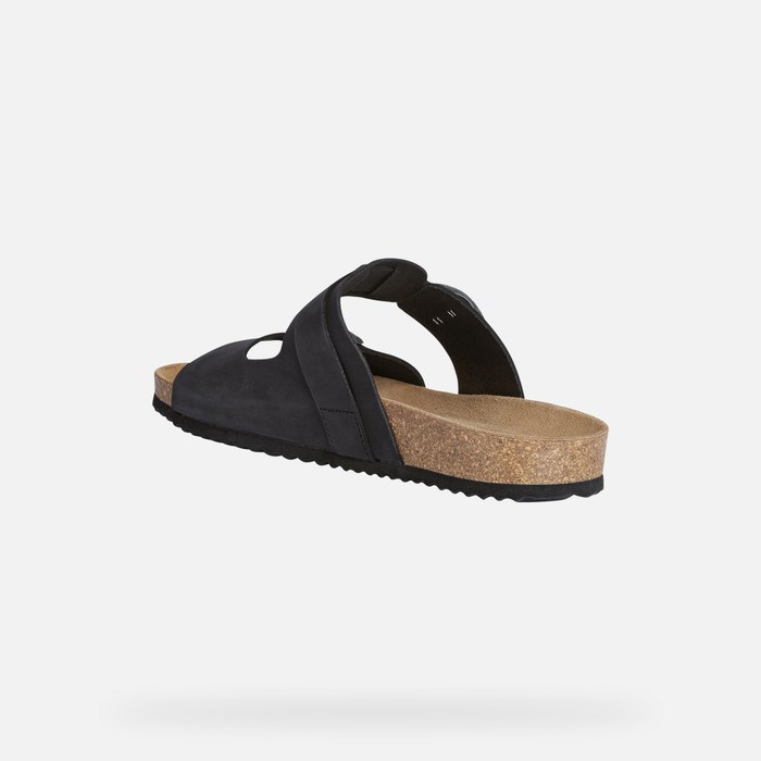 Geox Sandal Ghita Szandál Férfi Fekete | CQDL-50613