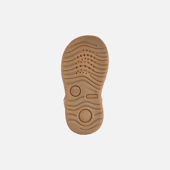 Geox Sandal Macchia First Steps Baba Caramel | CGRA-60328