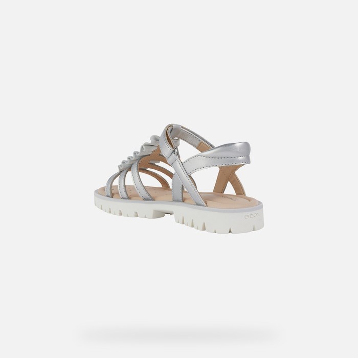 Geox Sandal Starblush Szandál Lány Titán | ZULR-23856