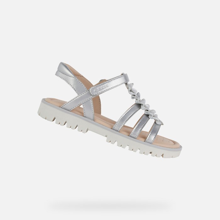 Geox Sandal Starblush Szandál Lány Titán | ZULR-23856