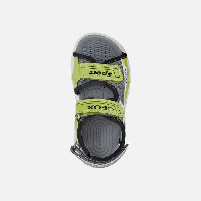 Geox Sandal Wroom Szandál Fiú Fekete | MQYT-28619