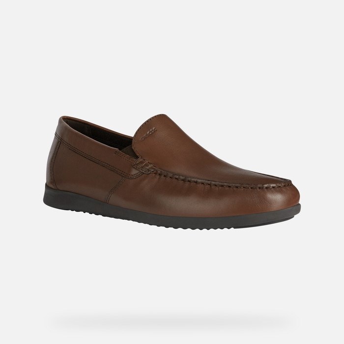 Geox Sile 2 Fit Loafer Cipő Férfi Világos Barna | XZOY-71209