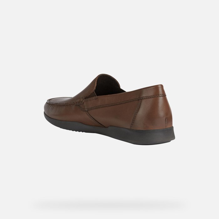 Geox Sile 2 Fit Loafer Cipő Férfi Világos Barna | XZOY-71209