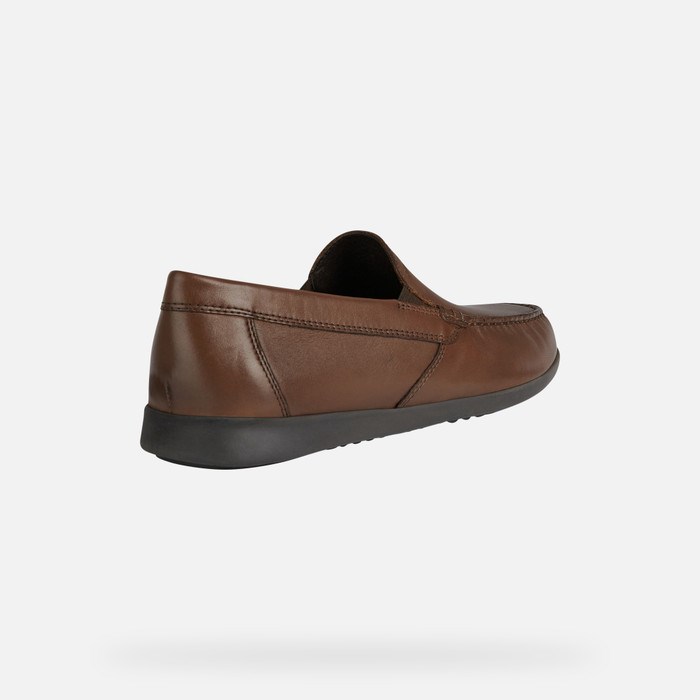 Geox Sile 2 Fit Loafer Cipő Férfi Világos Barna | XZOY-71209