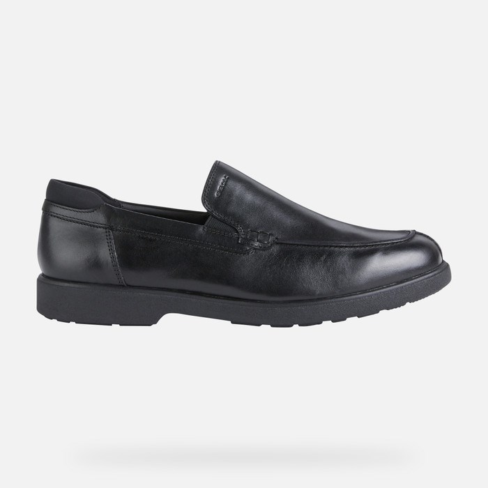 Geox Spherica Ec11 Széles Cipő Loafer Cipő Férfi Fekete | YRWA-73860