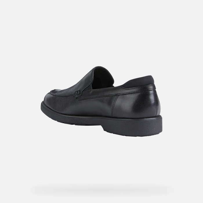 Geox Spherica Ec11 Széles Cipő Loafer Cipő Férfi Fekete | YRWA-73860