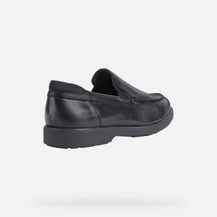 Geox Spherica Ec11 Széles Cipő Loafer Cipő Férfi Fekete | YRWA-73860