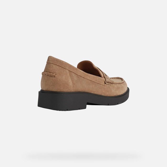 Geox Spherica Ec1 Loafer Cipő Női Caramel | QZWP-41782