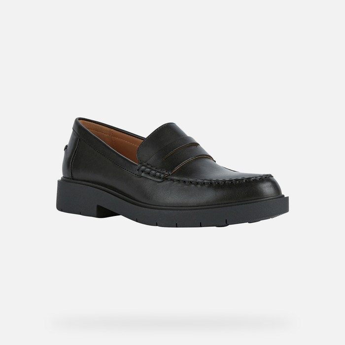 Geox Spherica Ec1 Loafer Cipő Női Fekete | UOJX-24875