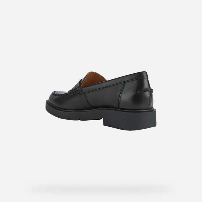 Geox Spherica Ec1 Loafer Cipő Női Fekete | UOJX-24875