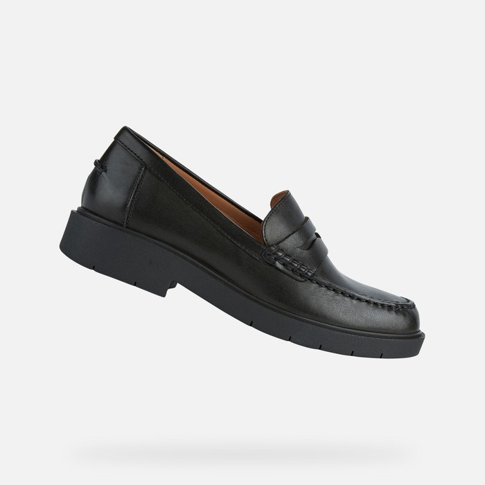 Geox Spherica Ec1 Loafer Cipő Női Fekete | UOJX-24875