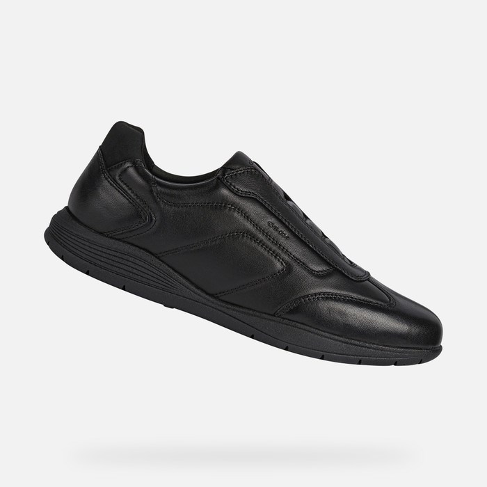 Geox Spherica Ec2 Slip On Férfi Fekete | JDUN-65723