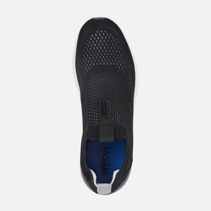 Geox Spherica Slip On Férfi Fekete | UGIX-18325