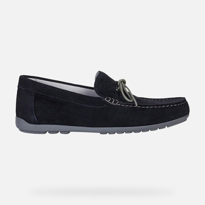 Geox Tivoli Loafer Cipő Férfi Sötétkék | GIUX-02943