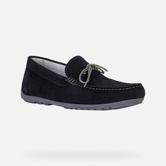 Geox Tivoli Loafer Cipő Férfi Sötétkék | GIUX-02943